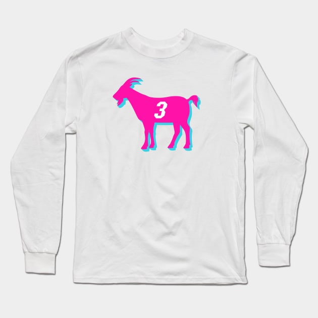 MIA GOAT - 3 - White Vice Long Sleeve T-Shirt by KFig21